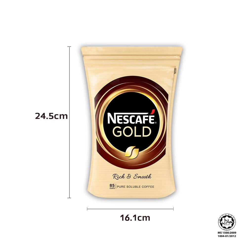 NESCAFE Gold Refill Pack (170g) - High-Quality Coffee Refill, Golden Roasted Arabica Beans, Golden Aroma & Taste